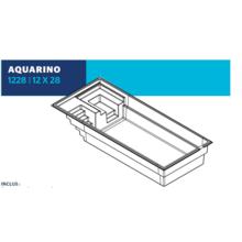 Aquarino fiberglass pool installed 12x28